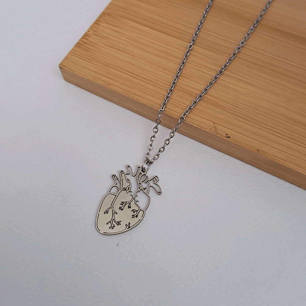  گردنبند مدل قلب آناتومی 