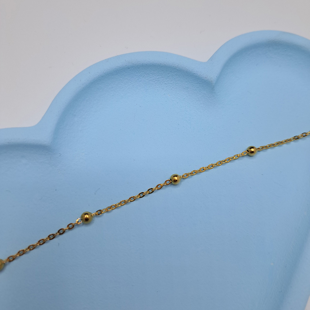 دستبند خلخال طلایی