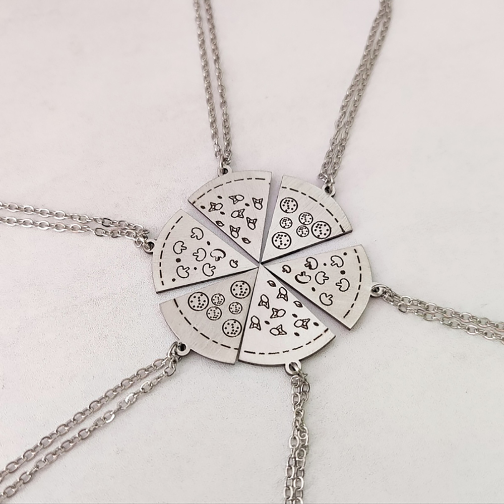  ست گردنبند پیتزا 6 نفره 