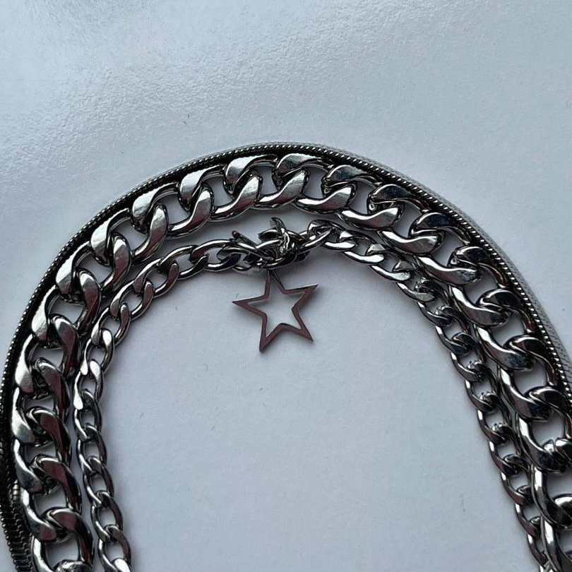  دستبند سه لاین ستاره 