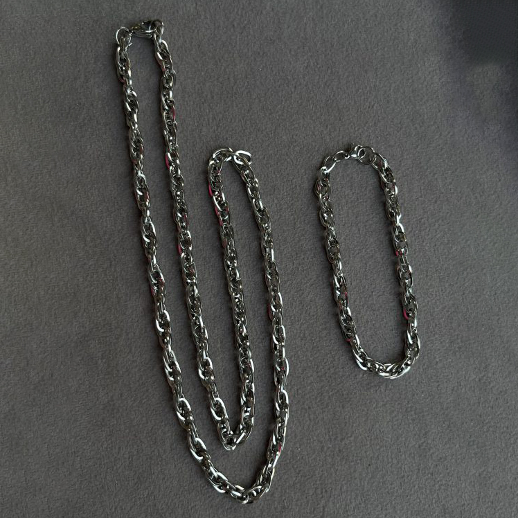  ست گردنبند یا دستبند استیل کارتیر 