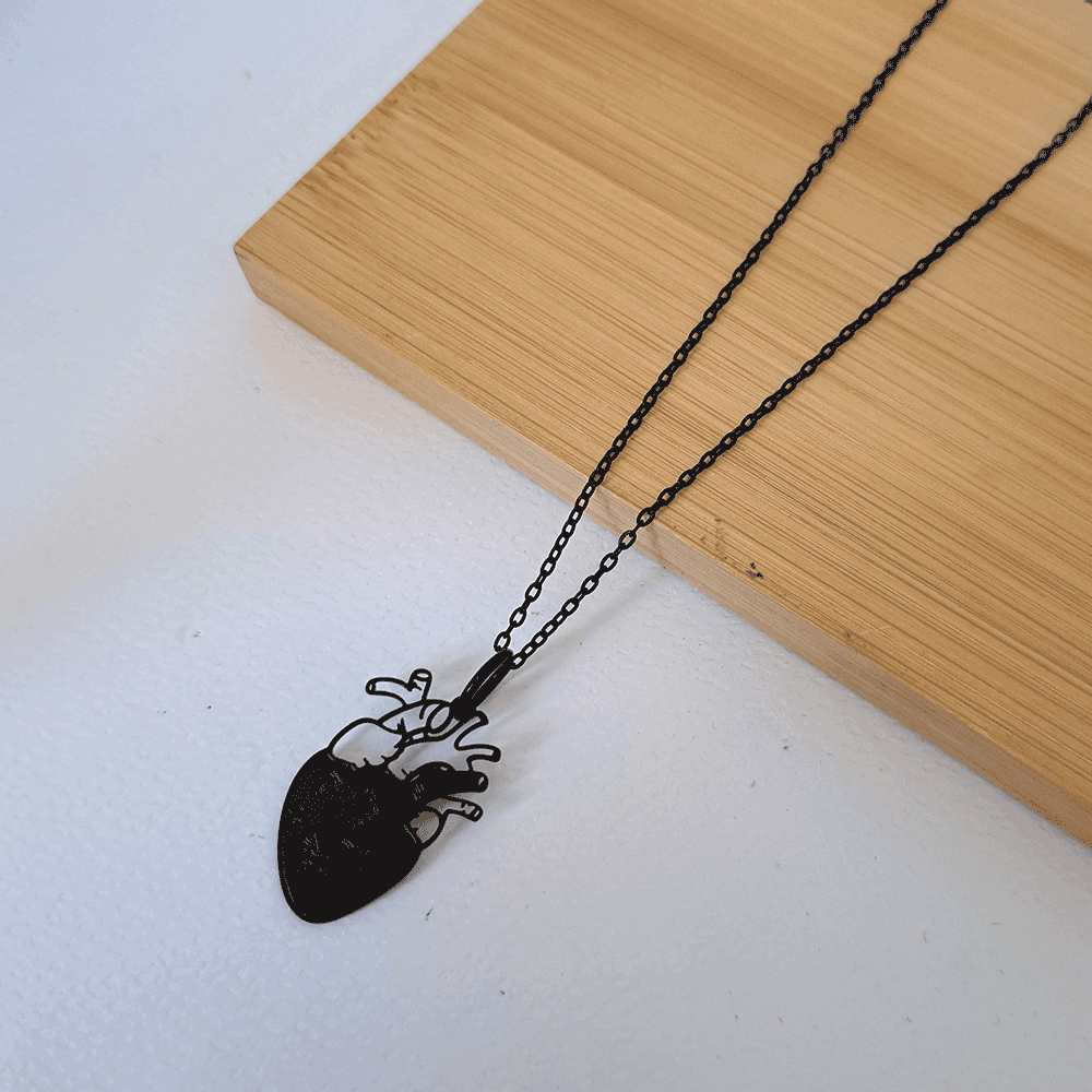  گردنبند مدل قلب آناتومی 