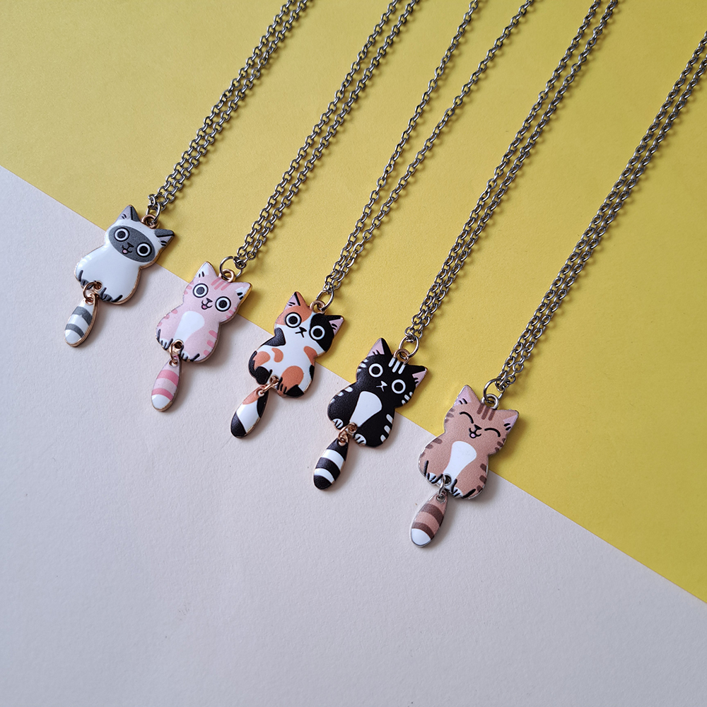  گردنبند گربه دم متحرک ( 5 تنوع ) 