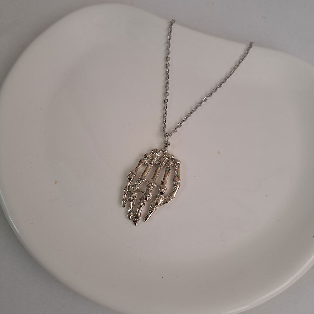  گردنبند مدل دست اسکلت 