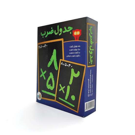 کارت جدول ضرب غنچه