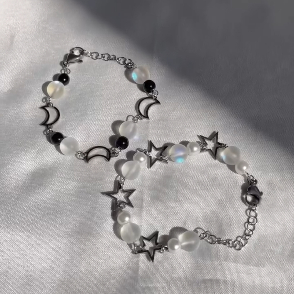  دستبند ماه و ستاره مون استون 