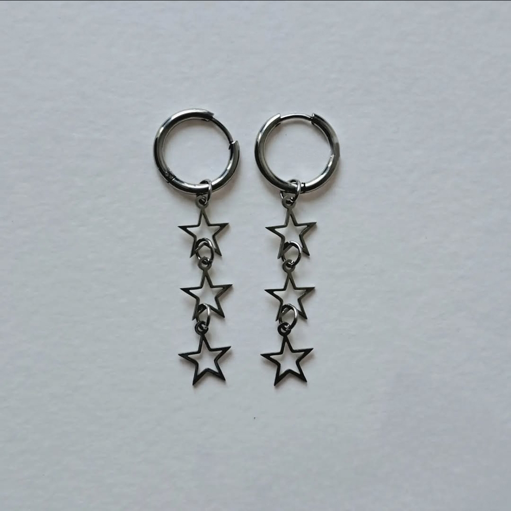  گوشواره سه ستاره 