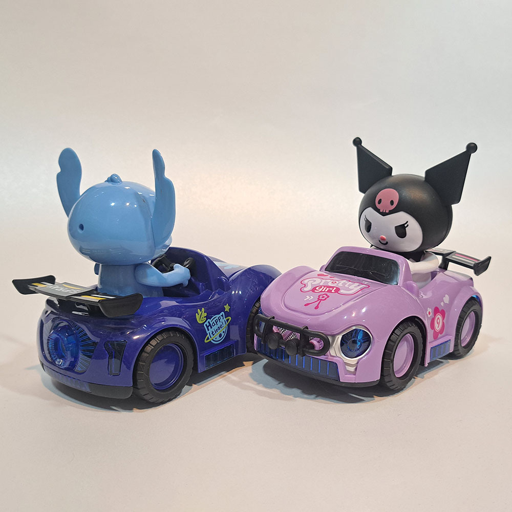 ماشین کرومی و استیج دودزا موزیکال حرکتی