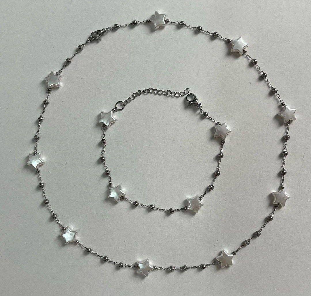  گردنبند و دستبند ستاره 