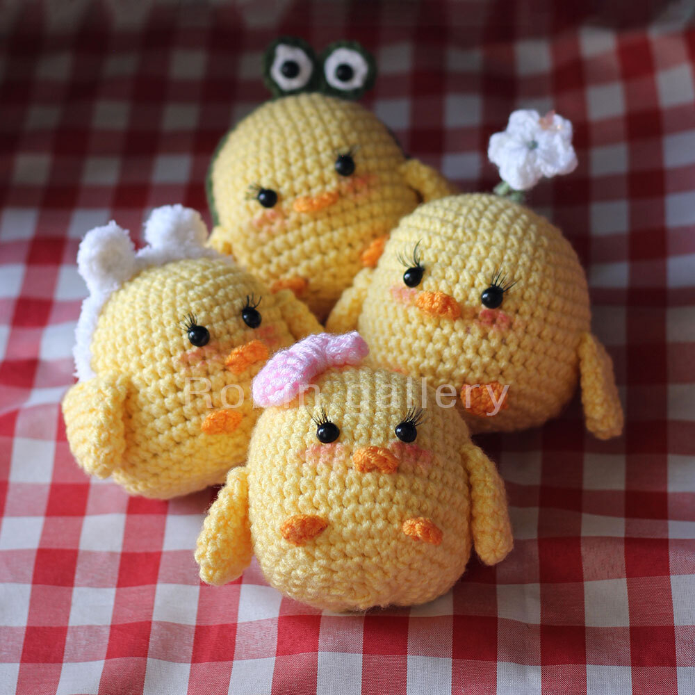 عروسک بافتنی جوجه بانمک