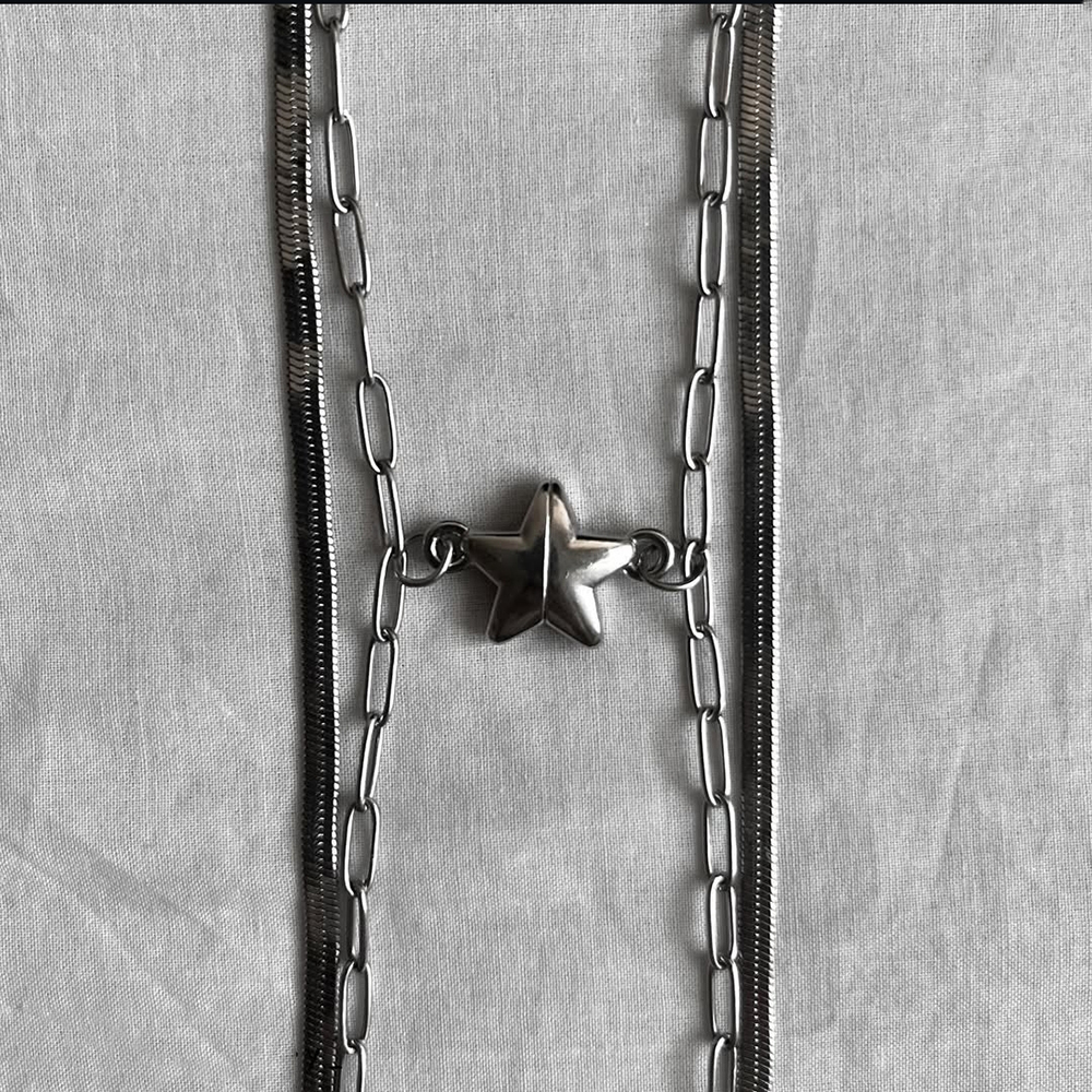  ست دستبند دوستی دو لاین ستاره مگنتی 