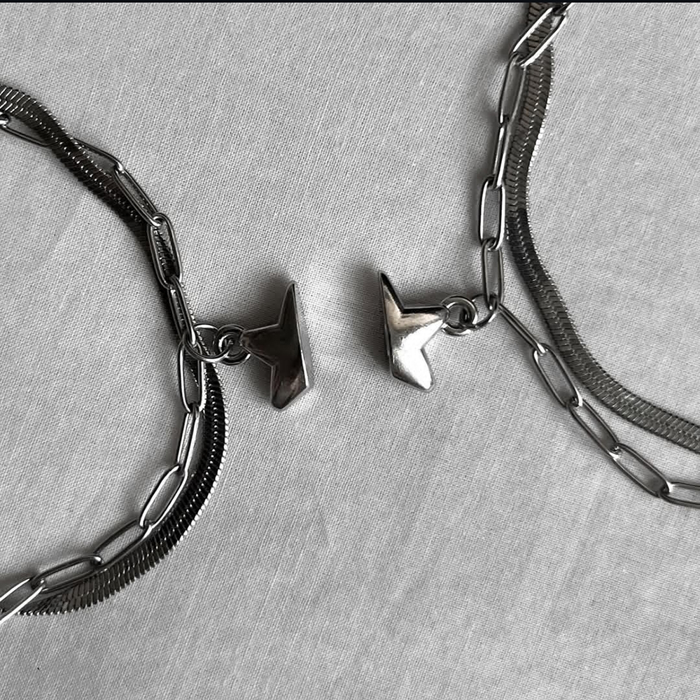  ست دستبند دوستی دو لاین ستاره مگنتی 