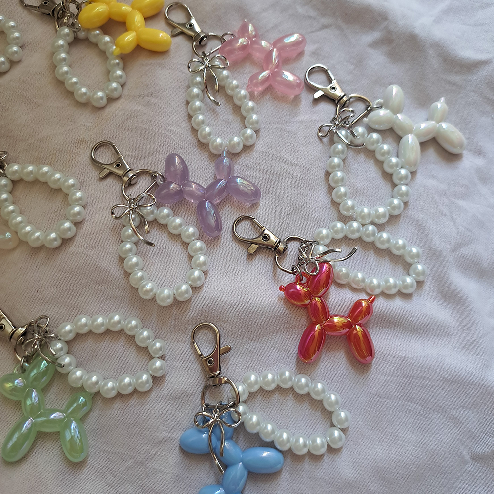  آویز سگ بادکنکی و مروارید 