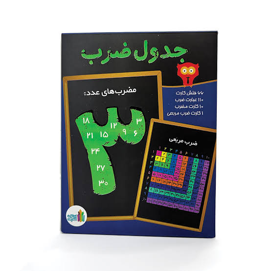 کارت جدول ضرب غنچه
