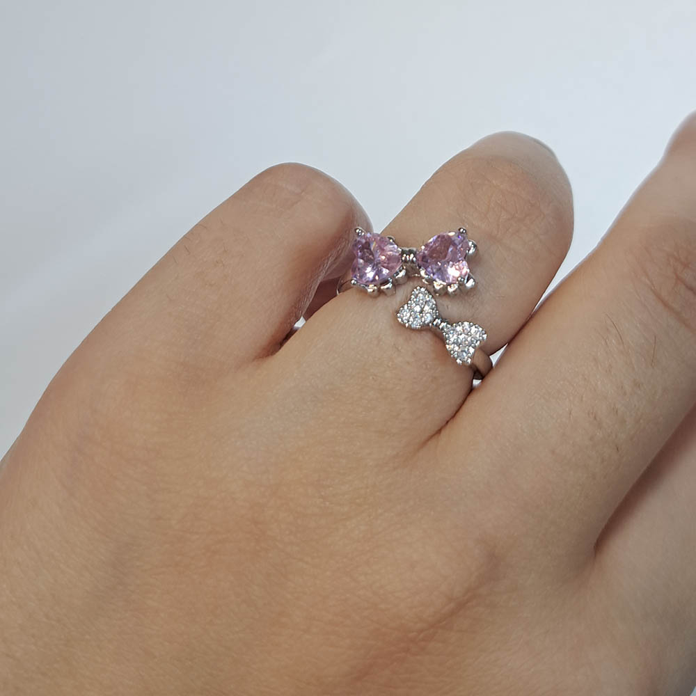 انگشتر جواهری طرح پاپیون