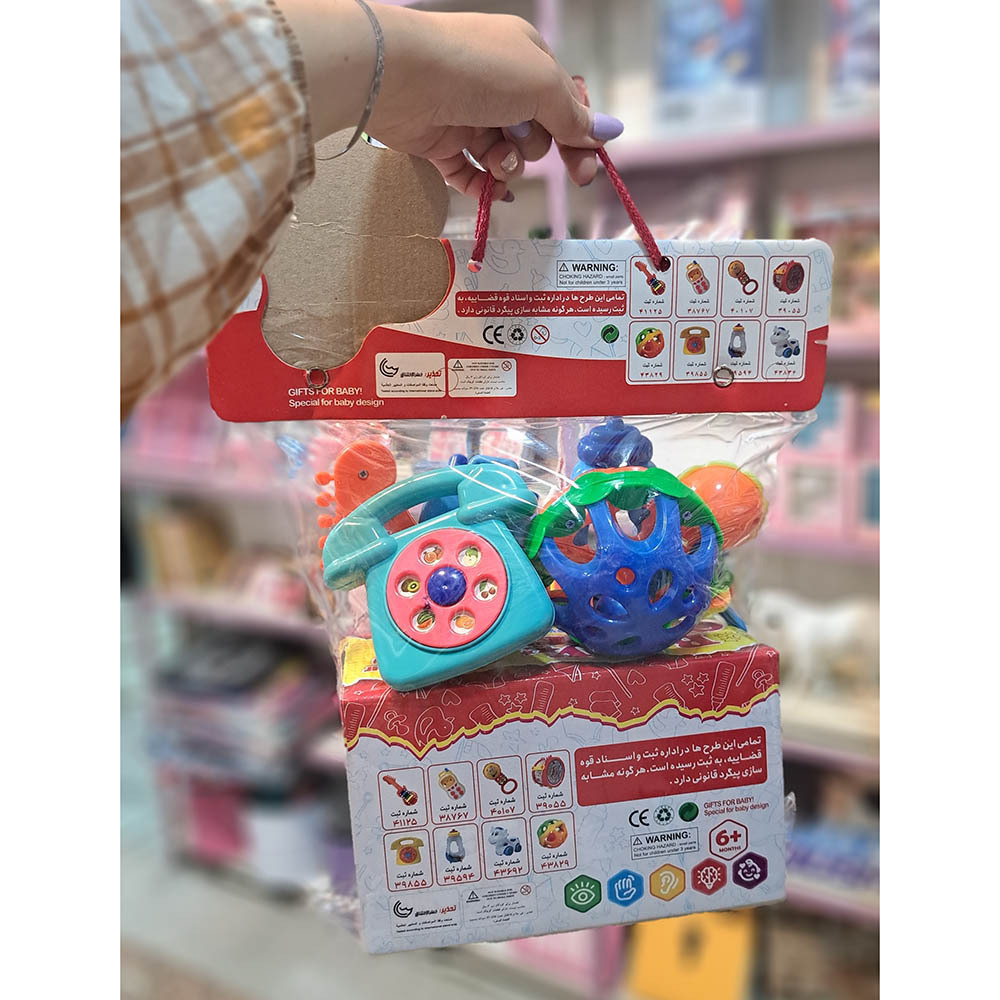  ست جغجغه 8 عددی 