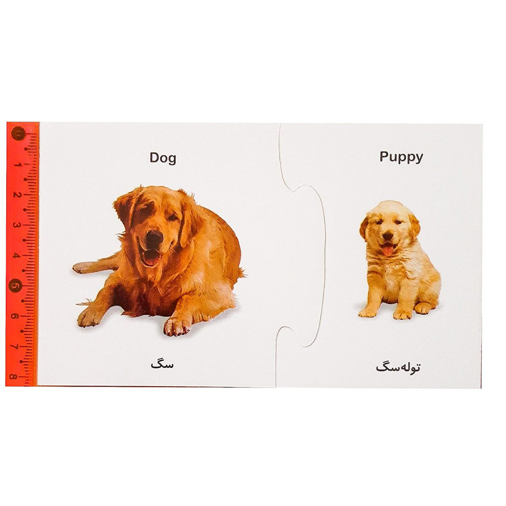  بازی جورچین حیوانات و بچه هایشان (جورچین های آموزشی پیش از دبستان) | نردبان 