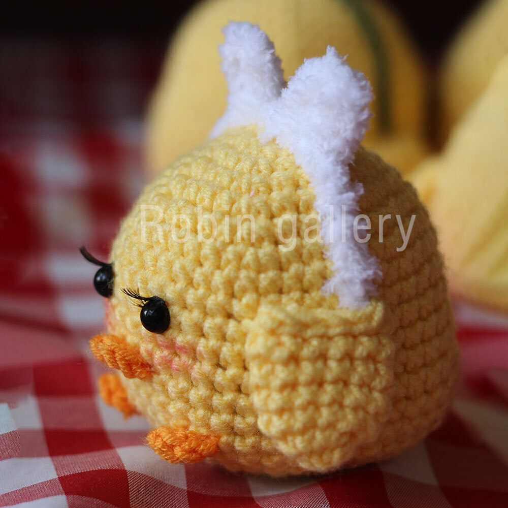 عروسک بافتنی جوجه بانمک