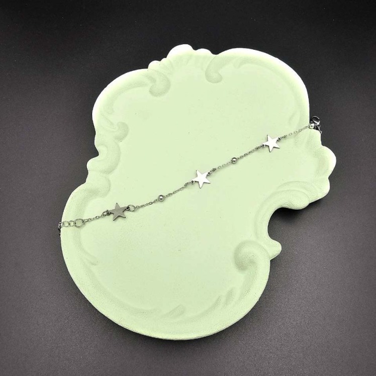 دستبند استیل دخترانه طرح ستاره