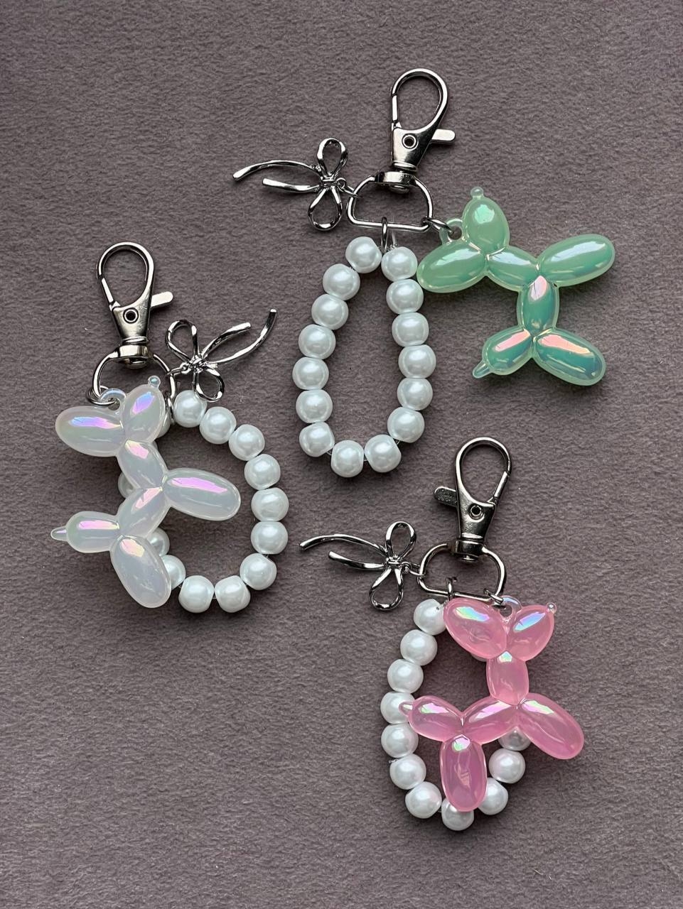  آویز پفکی مرواریدی 