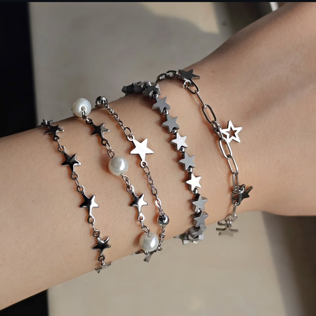 دستبند استیل کالکشن استار