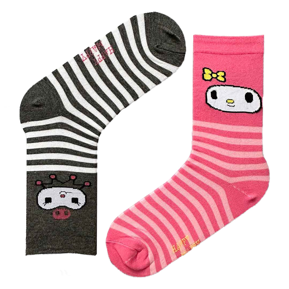  جوراب تا به تا طرح کرومی و ملودی 