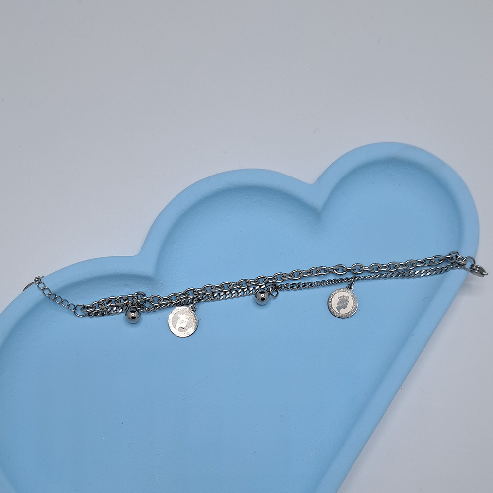 دستبند سه لاین سکه الیزابت