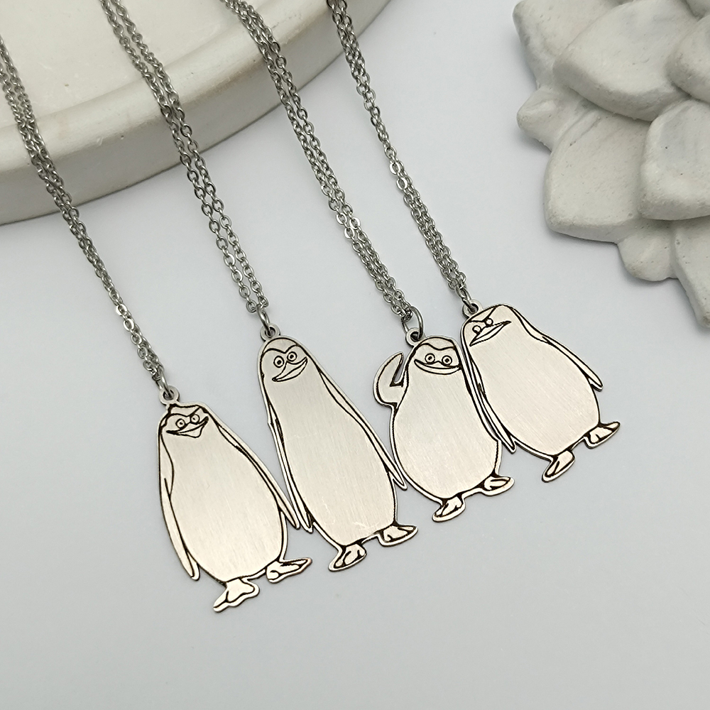  گردنبند ست 4 نفره پنگوئن 