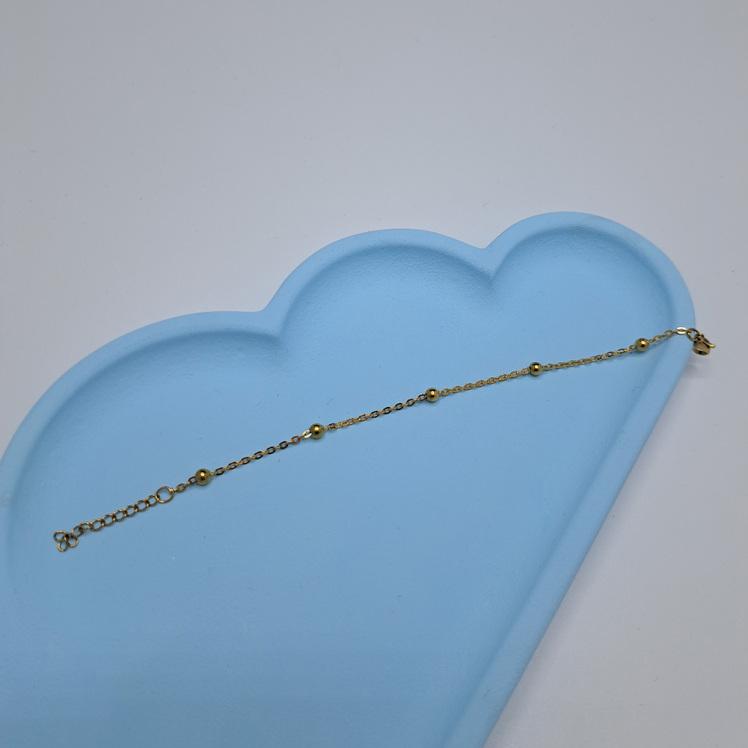 دستبند خلخال طلایی