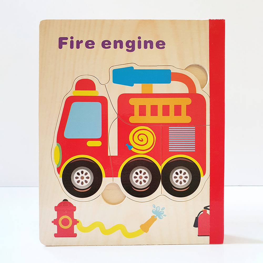  پازل چوبی وسایل نقلیه ( 6 صفحه ای ) 