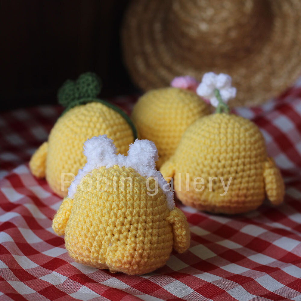 عروسک بافتنی جوجه بانمک