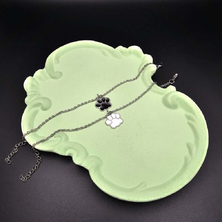 دستبند کاپلی استیل پنجه گربه